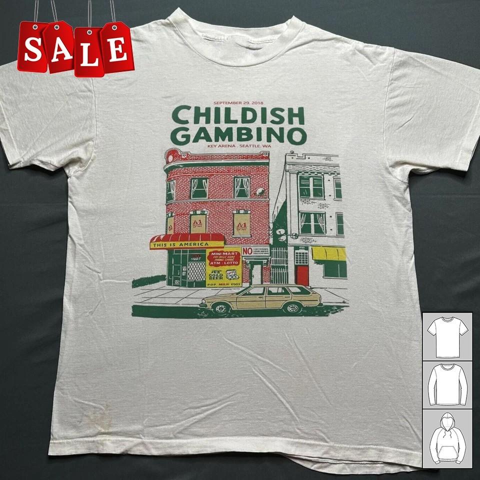 Rare Childish Gambino White Gift For Fans Unisex S5XL TShirt LW614 Unisex T-Shirt