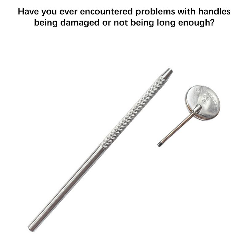 Стоматологическое зеркало с одной ручкой для передней поверхности, уход за полостью рта, гигиена осмотра зубов, стеклянное зеркало, ручка для зеркала