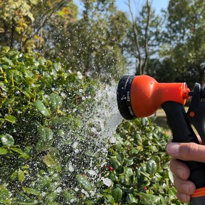 Садовый шланг Насадка для распыления воды с 8 регулируемыми режимами полива Нескользящая ручка