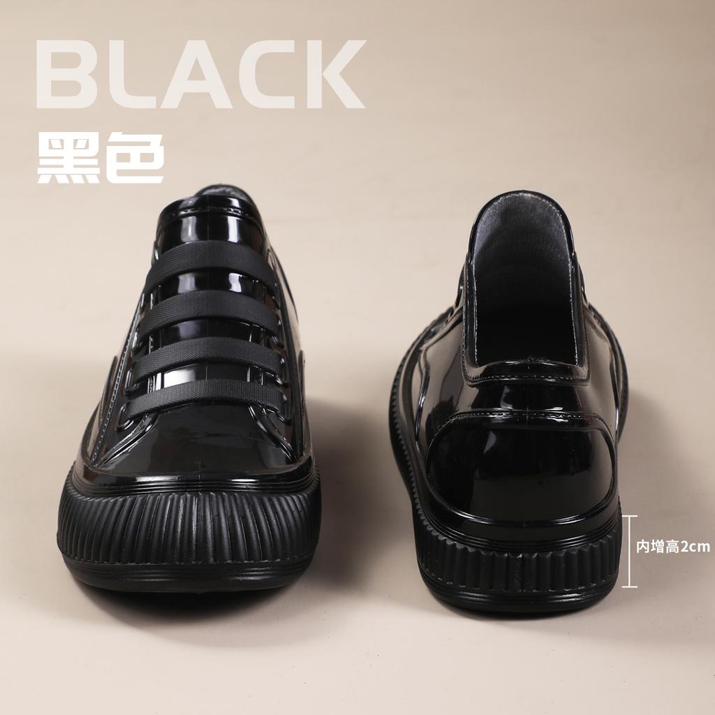 Rain shoes women's fashion outer wear anti-adult soft sole wear-resistant not tired feet shallow mouth shoes thickened new shoes