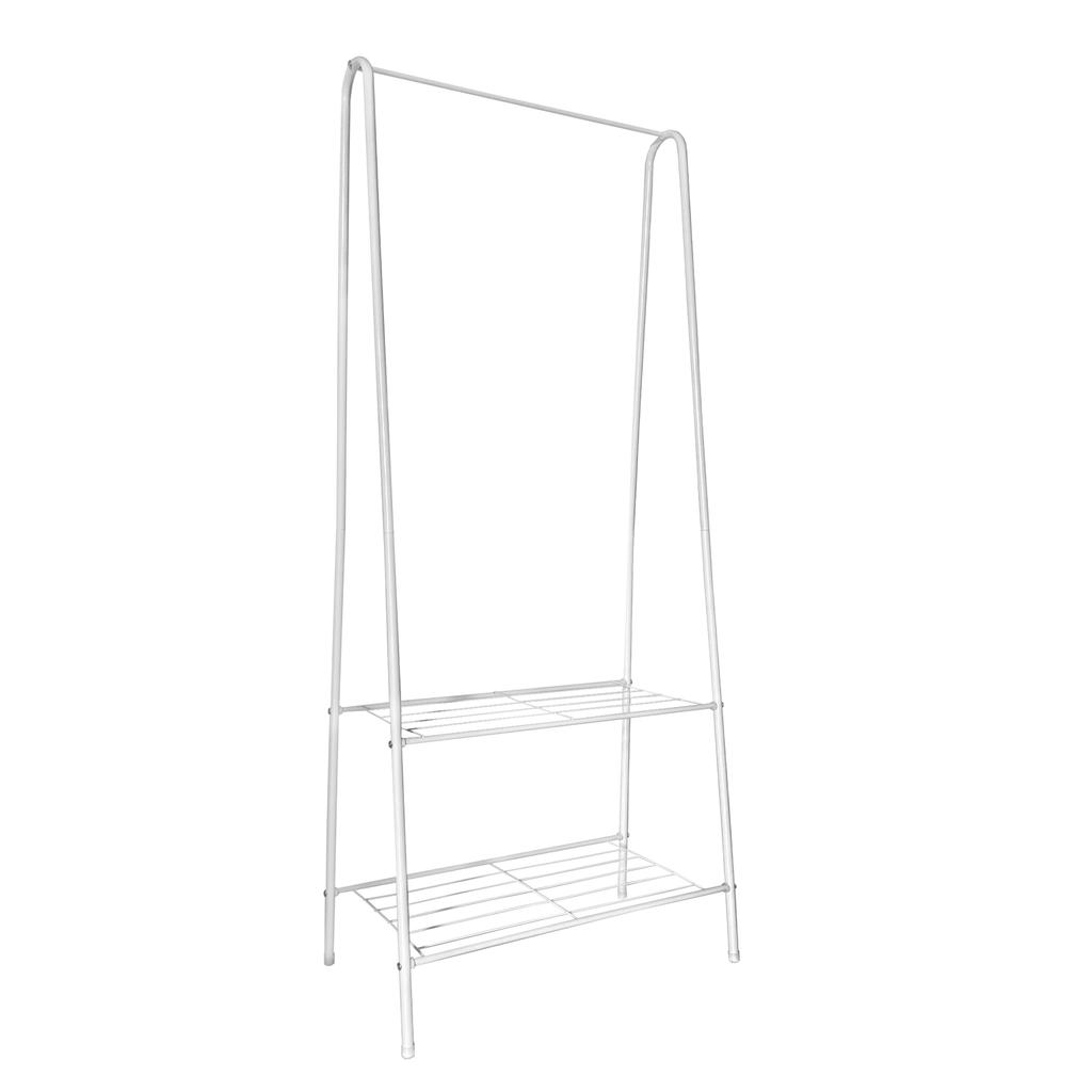 Nyana Home Premium Angle Coat Rack 151x60x34cm 1 Hanging Shelf 1 Lower Shelf