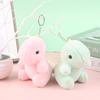 Cute Dinosaur Plush Toy Cartoon Doll Pendant Keychain Car Bag Key Ring Decor