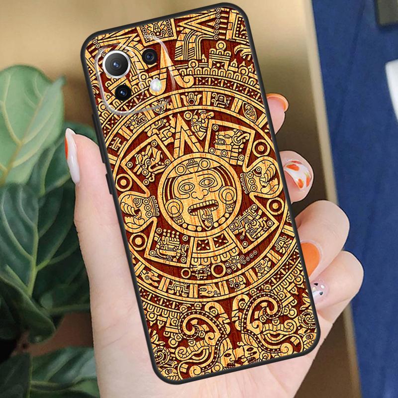 Чехол с календарем Майя для Xiaomi 15T 14T 13T Pro 14 15 Ultra 17 Pro Max POCO X7 F8 Pro X5 X6 F5 F6 F7 Чехол