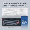 Keychron V1 Max Wireless Custom Mechanical Bluetooth Wired JIS Kana RGB Gateron Jupiter Mechanical Gasket Compatible with Mac and Windows Jupiter