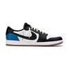Travis Scott x Jordan Air Jordan 1 Sagittarius Fashion Trend Abrasion Resistant Low top Vintage Basketball Shoes Unisex DZ4137-700(Team1795-)