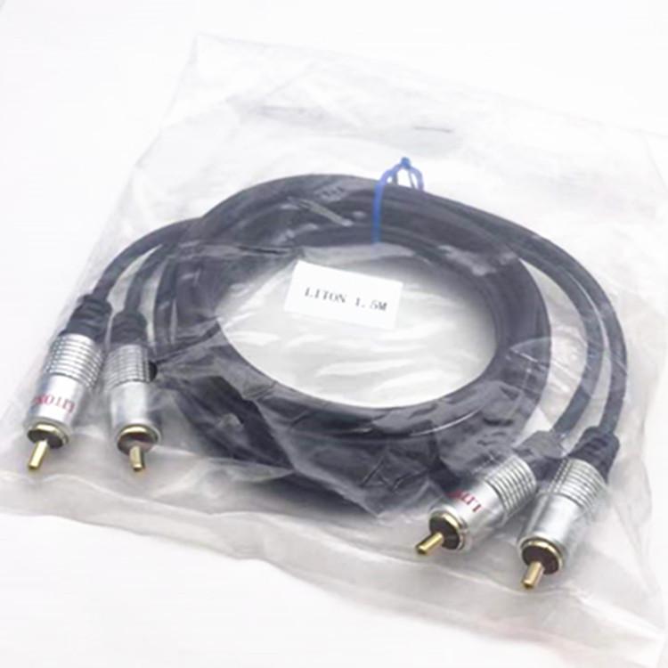 Аудиокабель 1,8 м, двойной 2RCA на 2RCA - 4-контактное подключение для компьютерного аудио