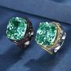 Jewelry Copper Bottom Gold Plated Simulation Bird'S Nest Chepala Green Premium Ring Female 14 * 16
