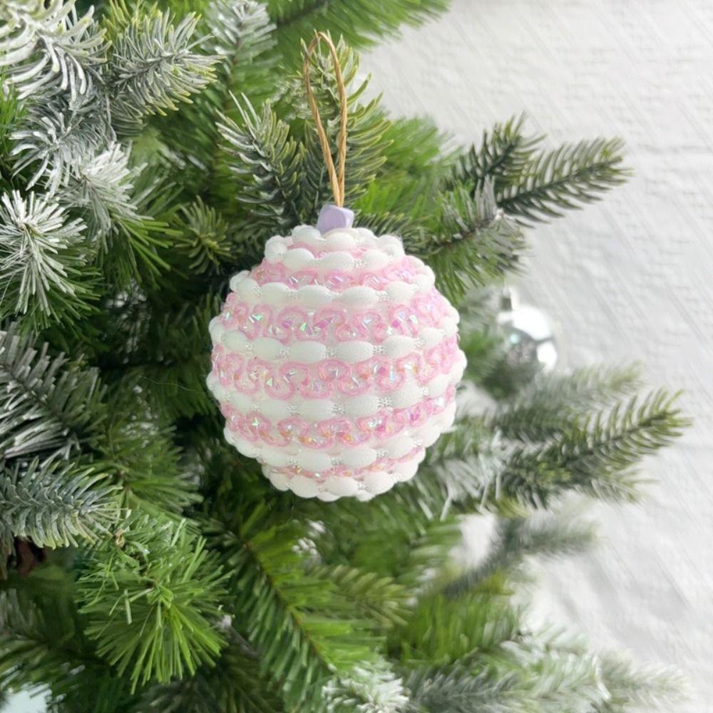 Macaron Color Christmas Tree Ornament Foam Christmas Decorations Christmas Balls Pendant Pendant