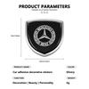 AABGX1 Car Metal Sticker Auto Rear Trunk Shield Emblem Badge Sticker Accessories For Benz AMG W213 W124 W108 W126 Exclusive W204 W222