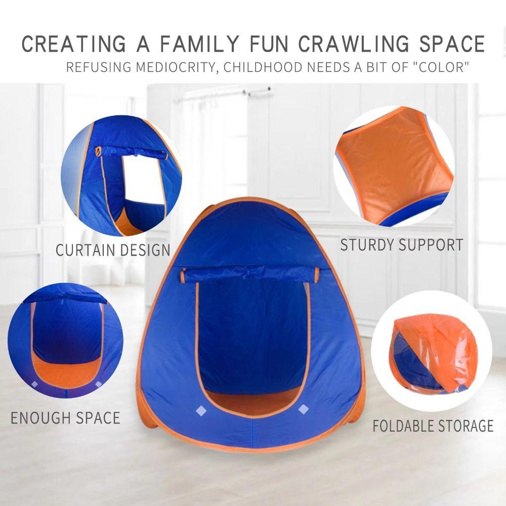 Princess Houses Children's Green Tent Toy Houses Foldable Toy Tents Family Playing