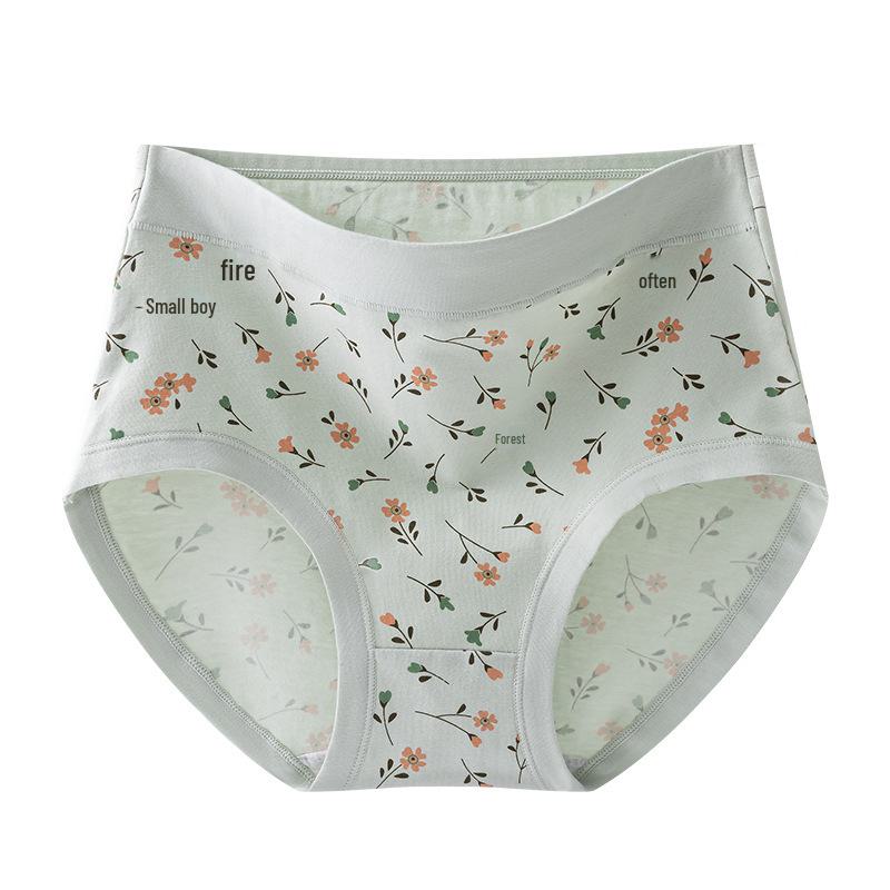 Women's Pure Cotton High Waist Underwear for Middle-Aged and Elderly Women. Ideal for Plus Sizes and Grandmas.