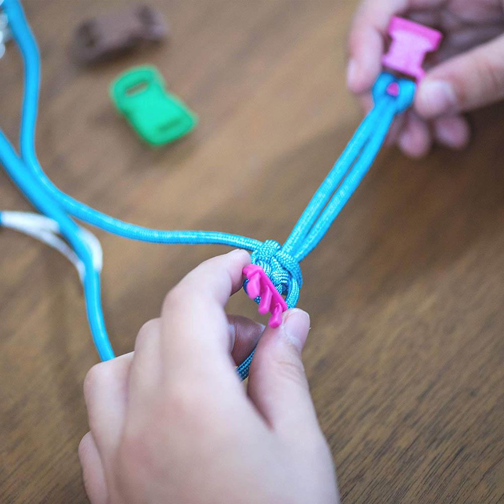 Набор для самостоятельного изготовления браслетов из паракорда с пряжками для изготовления браслетов, плетение из паракорда, ручная работа