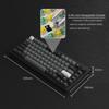 Akko 5075B Plus Black Silver English USB Bluetooth Wireless V3 Cream Blue Pro Magnetic Switch Tenkeyless Mechanical Keyboard with Gasket 3000mAh RGB
