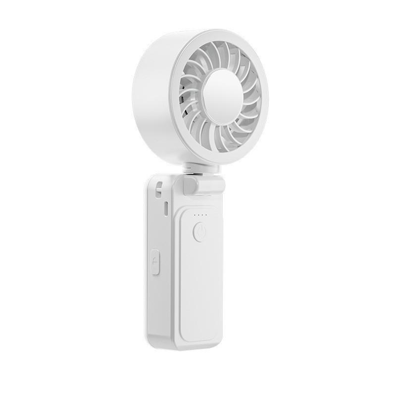 Portable Foldable USB Hanging & Handheld Cooling Fan with Ice Pack for Outdoor Use