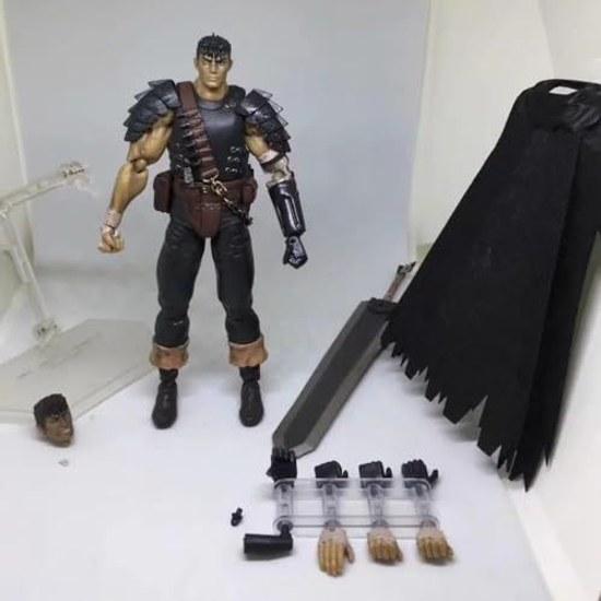 Sword Wind Legend Brand Warrior Black Swordsman Berserk Guts Approximately 170mm Tall PVC Painted Finished Figure