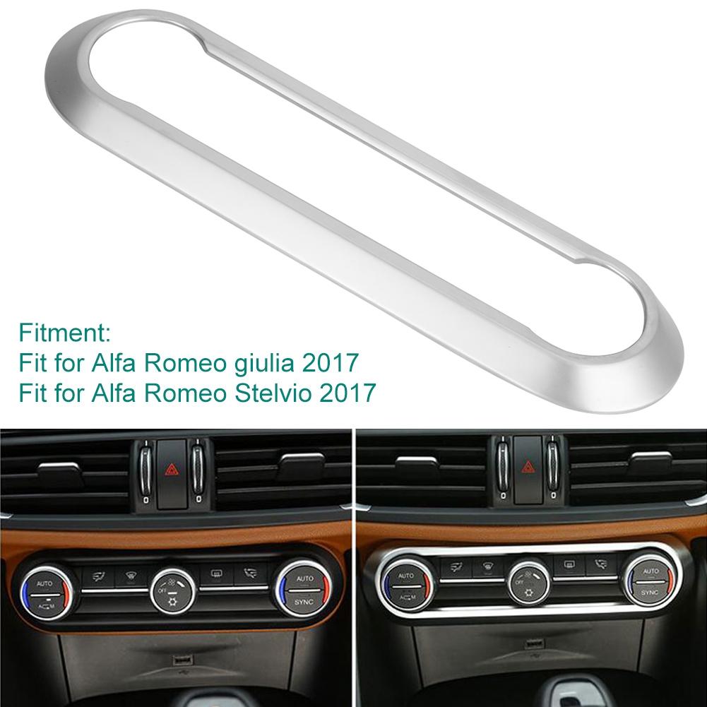 Center Air Conditioning Adjustment Frame Trim Stickers Fit for Alfa Romeo giulia 2017