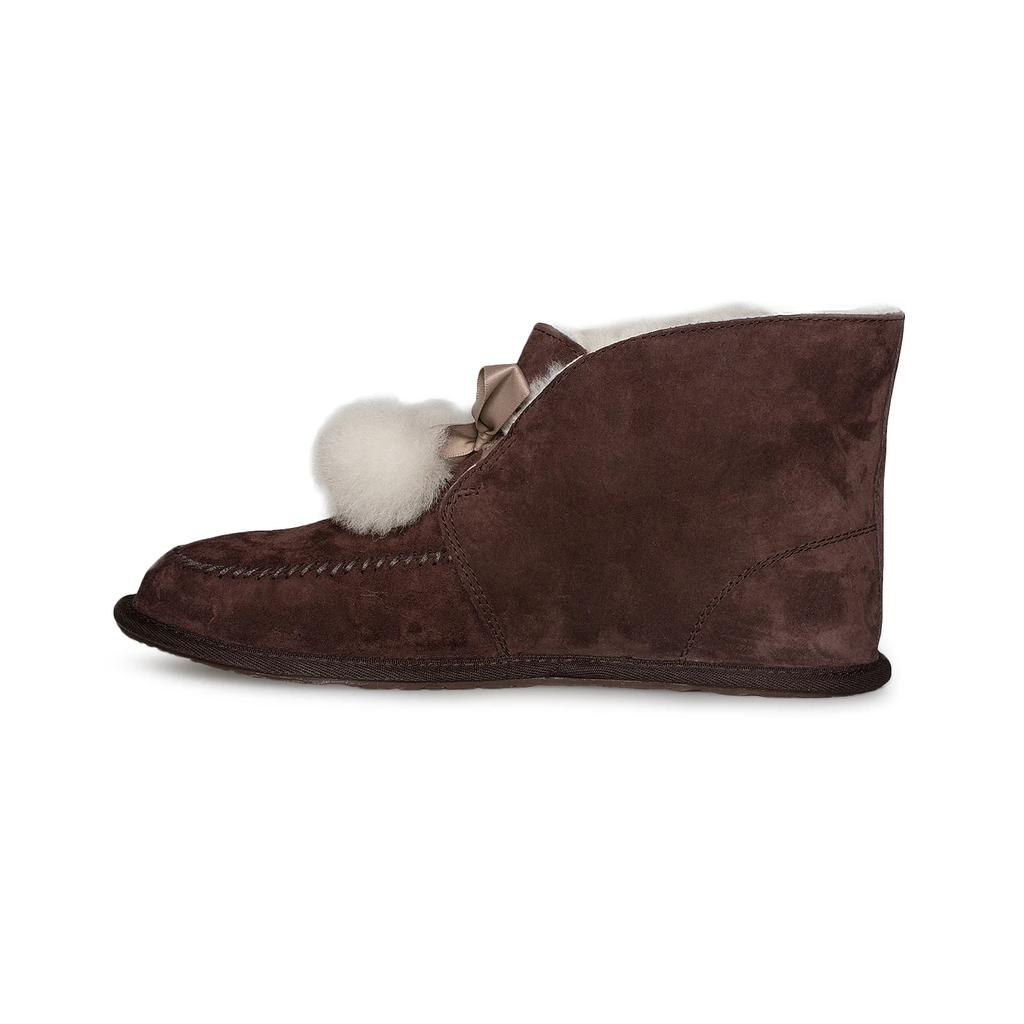 UGG Удобные Универсальные Короткие Снегоступы Женские ботинки Темно-коричневые 1017541-STT