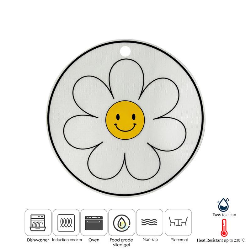 Induction Protection Mat 3-piece Set Induction Silicone Pad Rug Cover,Easy Clean Kitchen Mat,Ideal Gift for Home Cooks