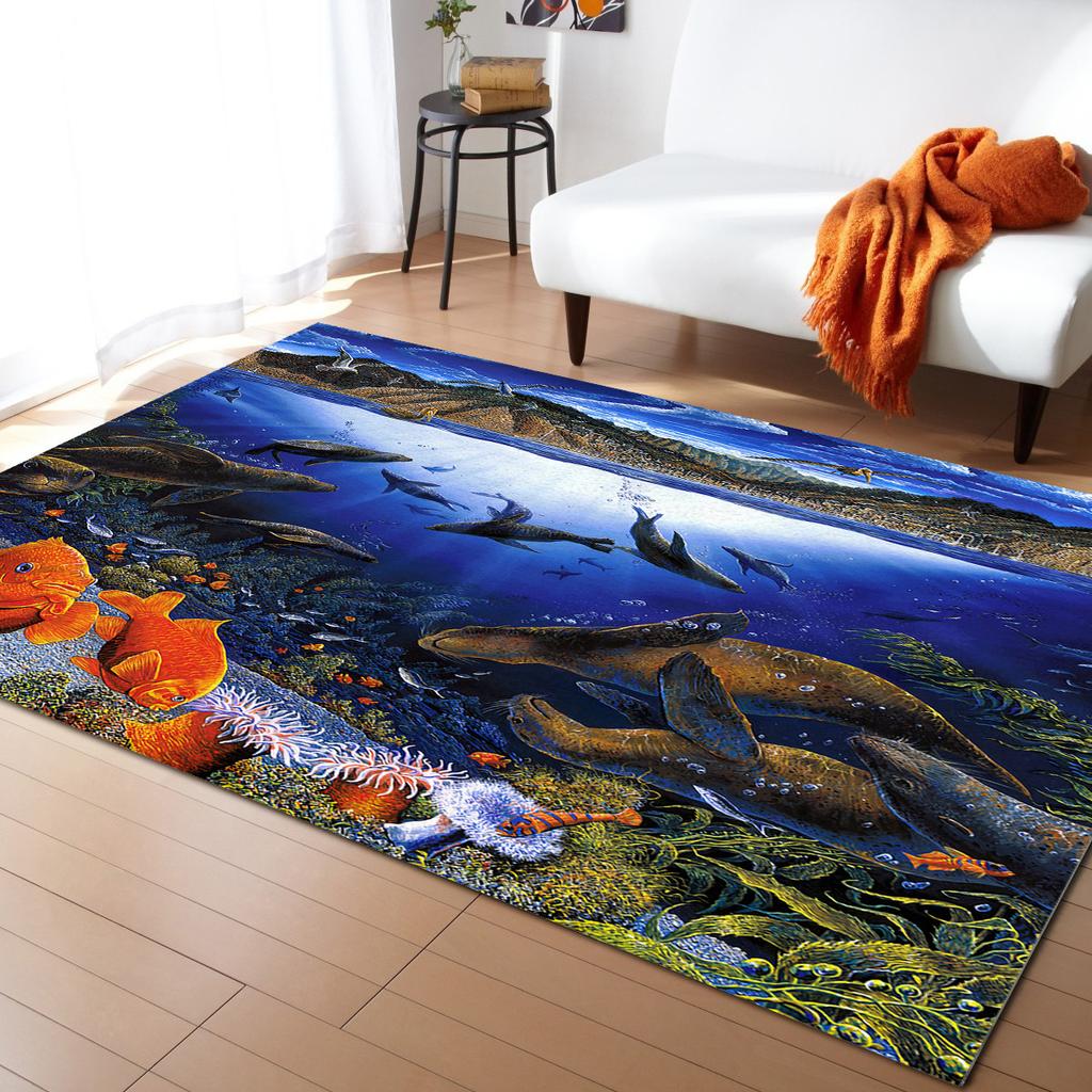 Magic Dragon Pattern Carpets Non-slip Rug Doormat Children Room Polyester for Bedroom Living Room Kitchen Mats for Floor Rug