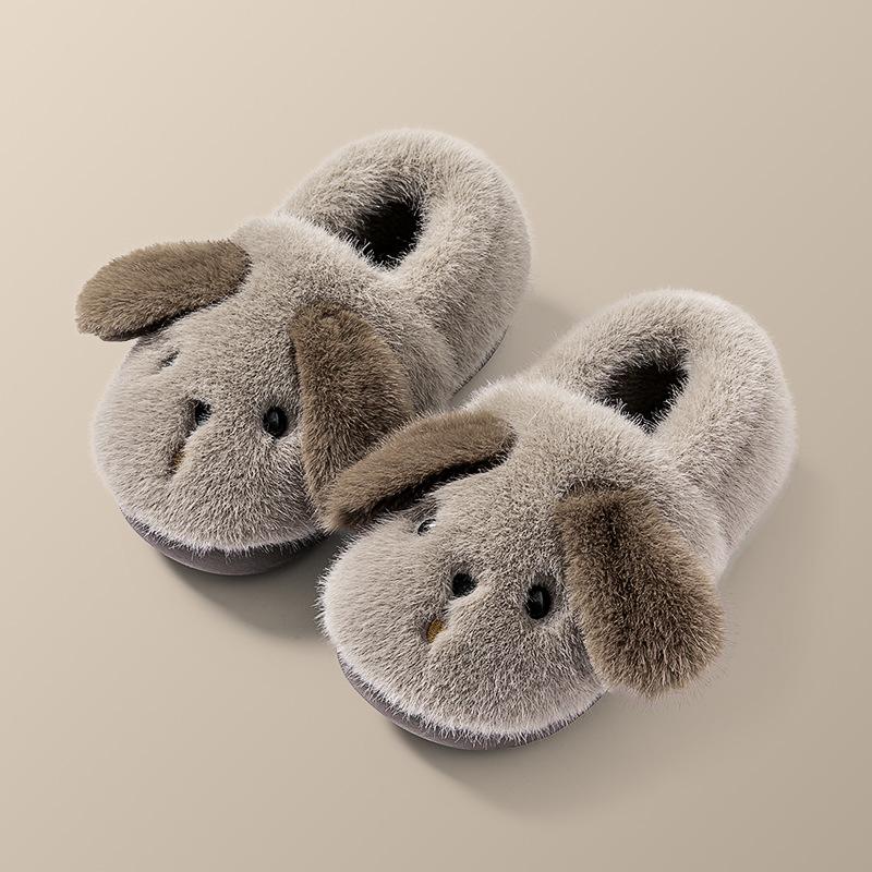 Новые хлопковые туфли зимние домашние мягкие нескользящие детские туфли из хлопка для мальчиков и девочек теплые плюшевые туфли