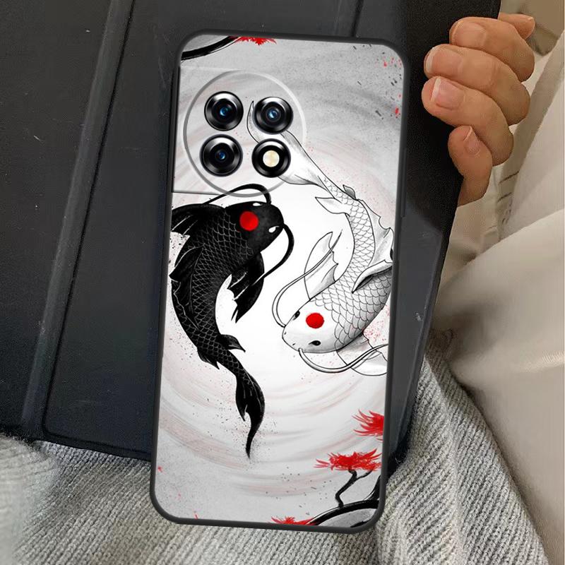 Чехол с изображением рыбы кои и карпа для OnePlus 15 13 12 11 13R 13T 10T 10R 12R OnePlus Nord 5 CE 2 3 4 Lite N20 N30