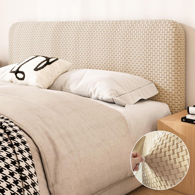 Bed Headboard Cover Slipcover, Stretch Headboard Covers, Dustproof Protector Cover for Linen Fabric Tufted Upholstered Headboard