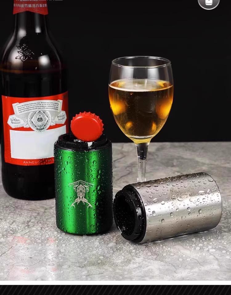 Автоматическая открывалка для пивных бутылок из нержавеющей стали с нажимным механизмом