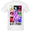 Мужская футболка ARKJONVH с узором Katy Music Perry, из чистого хлопка, дышащая и эластичная, повседневная(4)