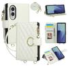 Crossbody Long Lanyard Zipper Cards Solt Wallet Leather Case for Samsung Galaxy Z Fold8 Fold 8 Wide Shockproof Book Stand Cover