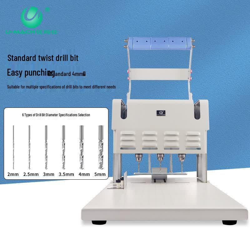 Электрический дырокол U-MAX U-DX300, 3 отверстия, штекер CN (адаптер в комплекте)