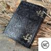 Handmade Pentagram Leather Journal With Lock, Diary, Spell Book Of Shadows Journal, Leather Diary, Lockable Journal. ( Lined Pages )