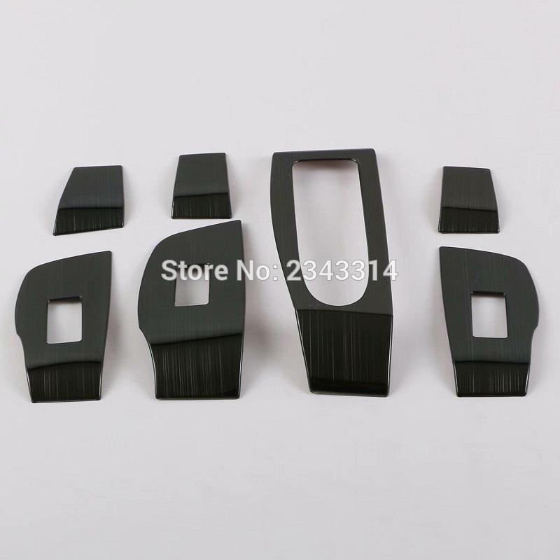 For Right Hand Drive Vehicle For Mazda 3   Car Armrest Window Switch Lift Cover Trims Auto Styling Accessories 7pcs