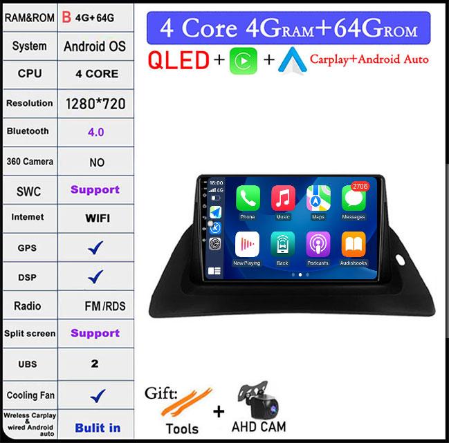 Для Renault Kangoo 2009 2012 2015 2016 2017 2018 Автомобильный Радио Мультимедиа Видео Плеер Навигация Android Auto