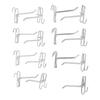 15pcs Gridwall Peg Hooks Panel Display Hooks Gridwall Hooks Gridwall Display Hooks for Retail Shop Garages Workshops