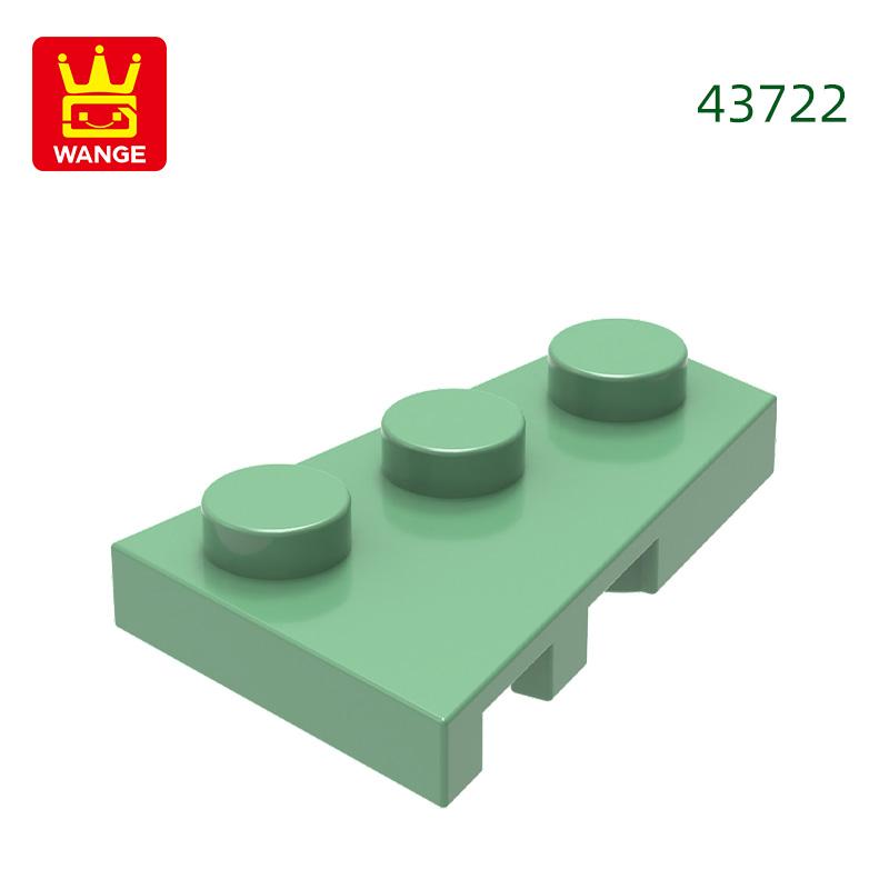 158 шт./лот 43723 2x3 Правый клин-пластина Строительные кубики Аксессуары MOC Совместимо с Фигурирующими кубиками Детские игрушки Идея для подарка Коробка