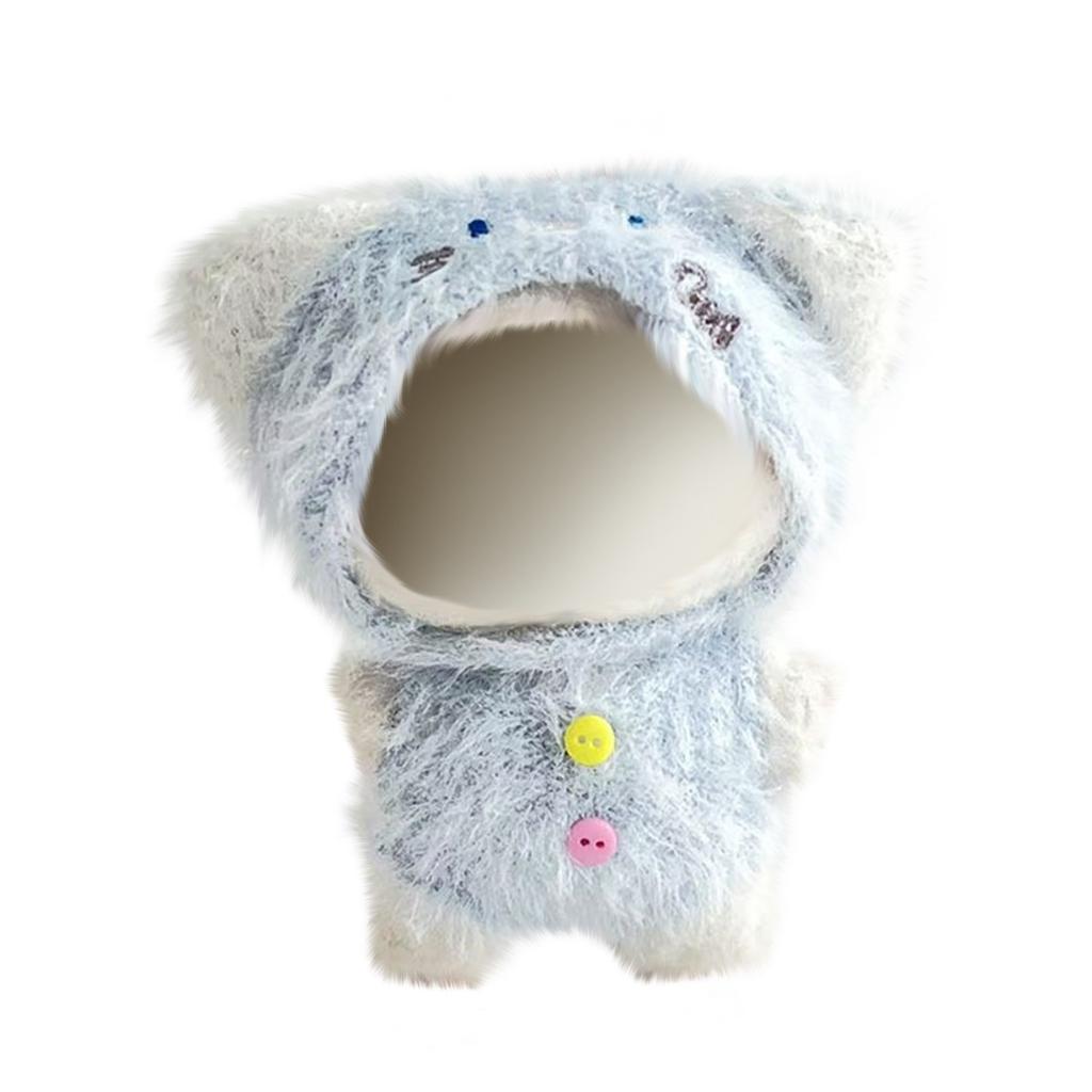 Комплект одежды для кукол 17 см, аксессуары для кукол, топ с сердечками, шарф, шапка, без кукол