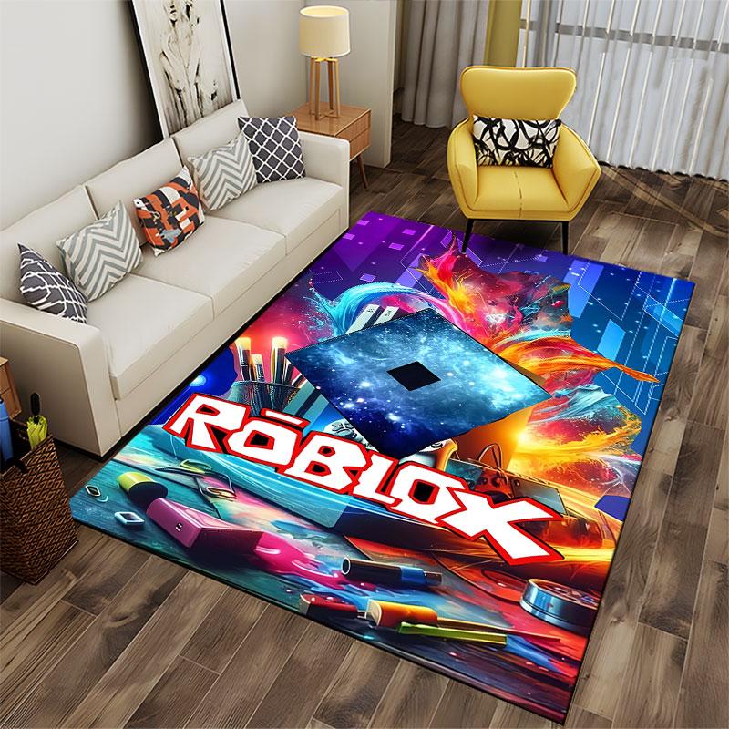 Roblox Art Design Carpet suitable as a non-slip mat for the living room or bedroom sofa