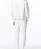 Man On The Boon Cotton Silk Zip-Up Bomber Jacket_Ivory 4714109003