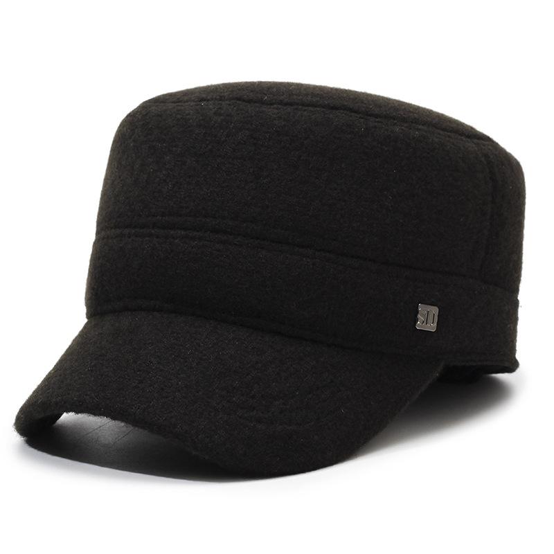 Old Man Hat Men Winter Middle-Aged Father In The Elderly Grandfather Old Man Day Fleece Ear Cap