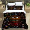 3D Printed Game Five Nights Duvet Case FNAF Duvet Case Pillowcase Bedding Set Twin Full Queen King Size for Bedroom Decor