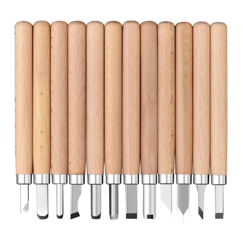 Набор ножей для резьбы по дереву: Набор для резьбы по дереву и резиновые штампы