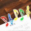Note Clip Musical Scale Shape Reusable Hollow Out Portable Memo Paper Clip Index Bookmark Book Office School Stationery Supplies Clip