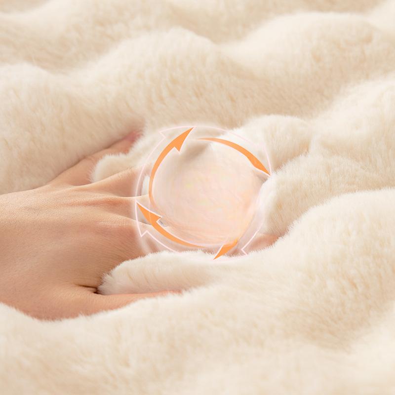 Утолщенная плюшевая подушка для дивана, зимняя нескользящая легкая роскошная подушка, теплая подушка для ног, толстая флисовая подкладка, чехол для дивана, ткань, полотенце