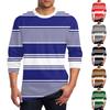 Men's T Shirt O-Neck Clothing Apparel Outdoor Long Sleeve Print Fashion Designer Vintage
