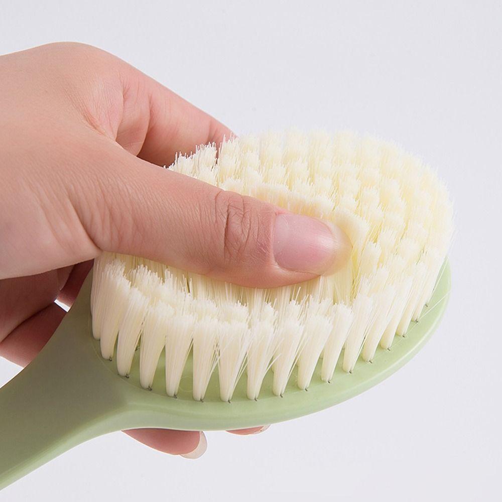 Gentle Long Handle Shower Massage Shower Brush Exfoliating Soft Bristle Bath Brush