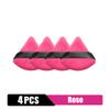 2/4/6/12/20Pcs Triangle Powder Puff Mini Face Makeup Sponge Cosmetics Soft Cotton Face Powder Puff Washable Velvet Makeup Tools