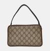 [Pre-Owned] Ophidia Logo Stripe Web Canvas And Leather Small Tote Crossbody Bag - Very Good #DOGDR3