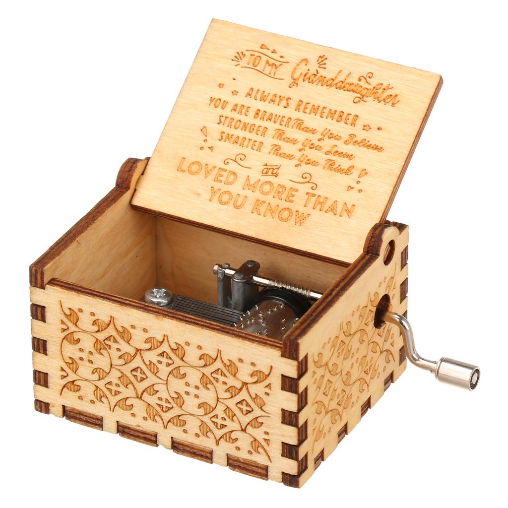 День Классика Ты Мое Солнышко Антикварные Гравированные Музыкальные Шкатулки Деревянная Ручная Музыкальная Шкатулка