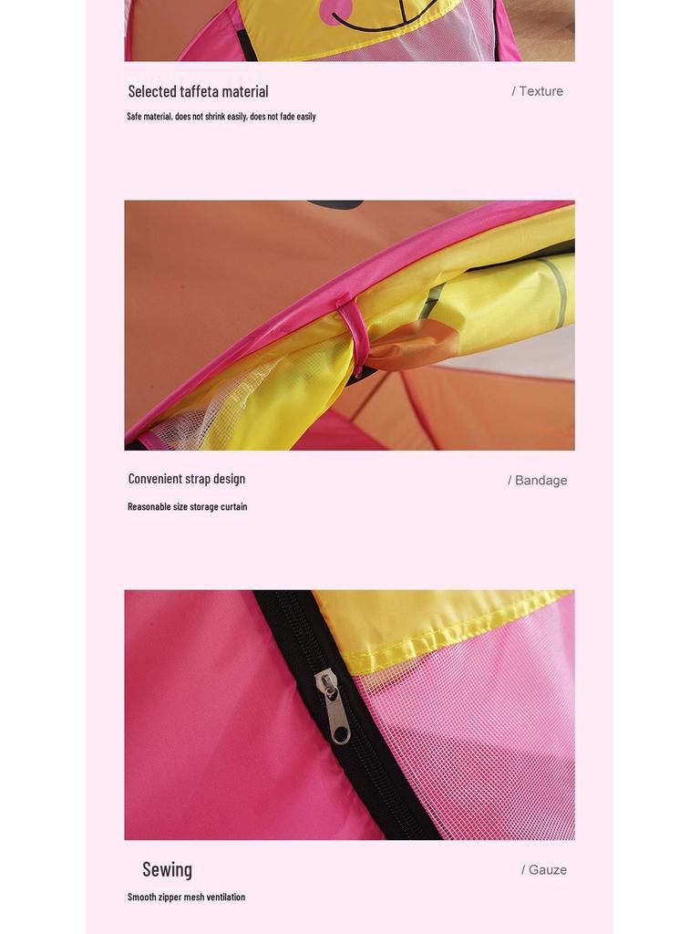 Kids' Indoor Foldable Play Tent with Ball Pool