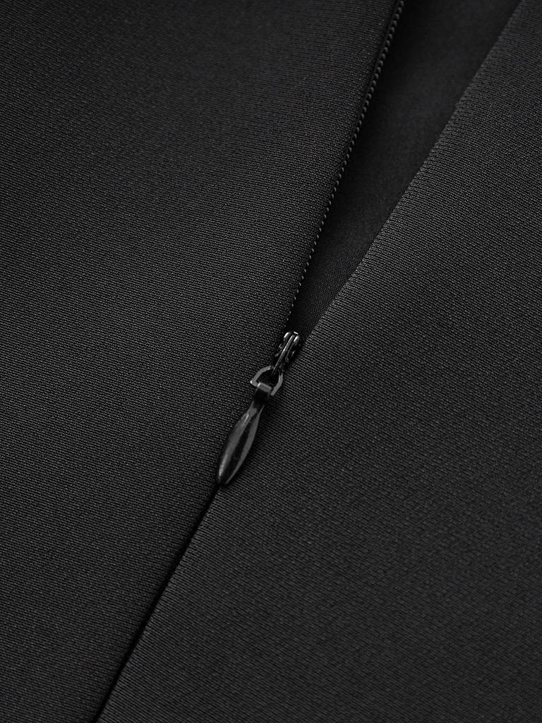 Платье-кейп во французском стиле: Короткий рукав, Приталенный силуэт, Легкая роскошь